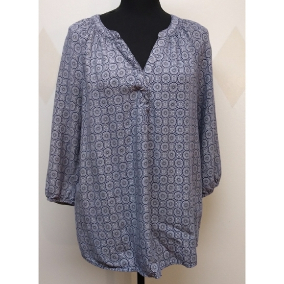 Sonoma circle boho print tunic style top - Picture 1 of 7